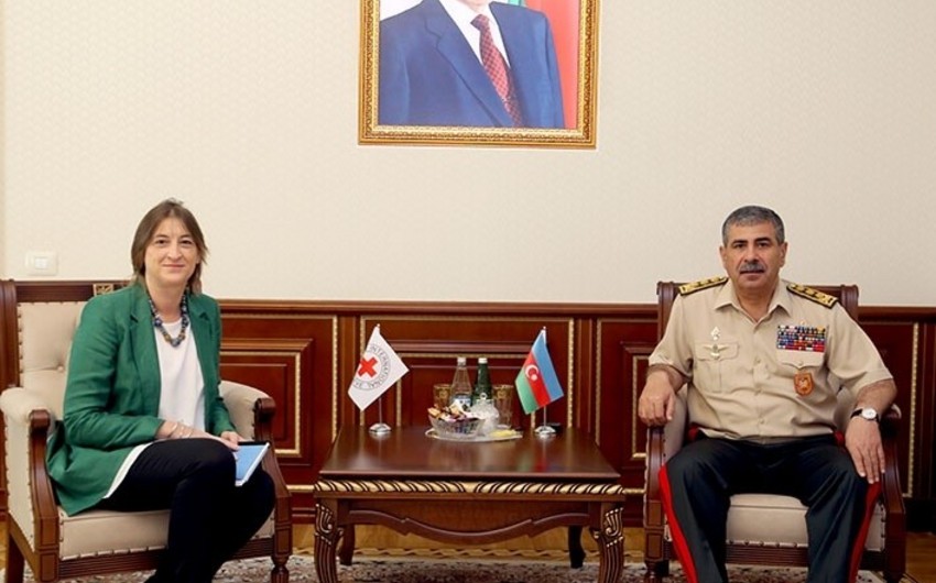 Zakir Hasanov meets with Head of ICRC Office in Azerbaijan