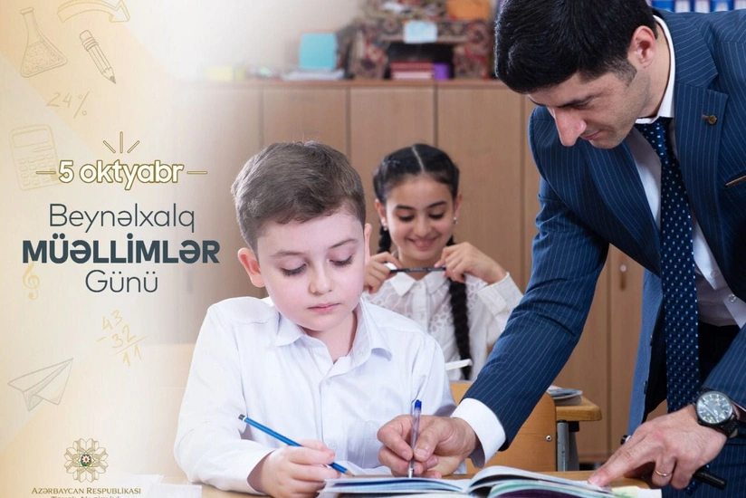 Təhsil naziri müəllimləri təbrik edib