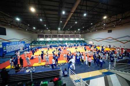 Quba Olimpiya İdman Kompleksində cüdoçuların beynəlxalq təlim-məşq toplanışı davam edir