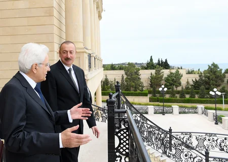 Azerbaijani and Italian presidents had one-on-one meeting