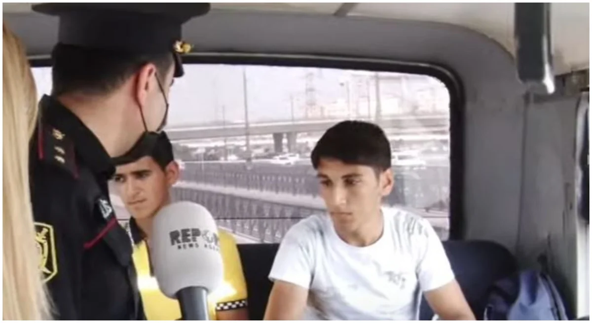 Polis reyd keçirdi, avtobus sürücüsü və sərnişinləri cərimələdi- VİDEO