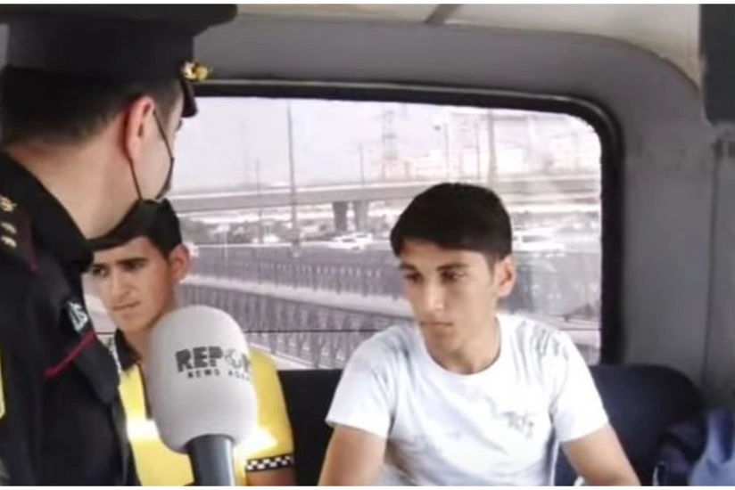 Polis reyd keçirdi, avtobus sürücüsü və sərnişinləri cərimələdi- VİDEO