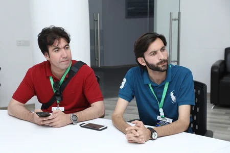 Pakistanın idman jurnalistləri Report İnformasiya Agentliyində olublar