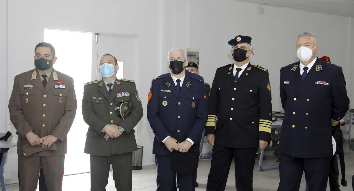 NATO Military Committee members watch Azerbaijan-Turkey-Georgia exercise