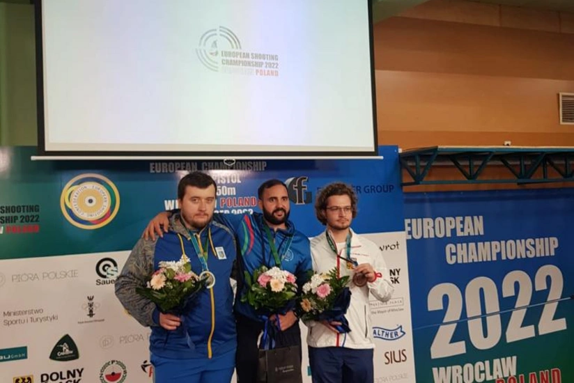 Atıcımız Ruslan Lunyov Avropa çempionu olub