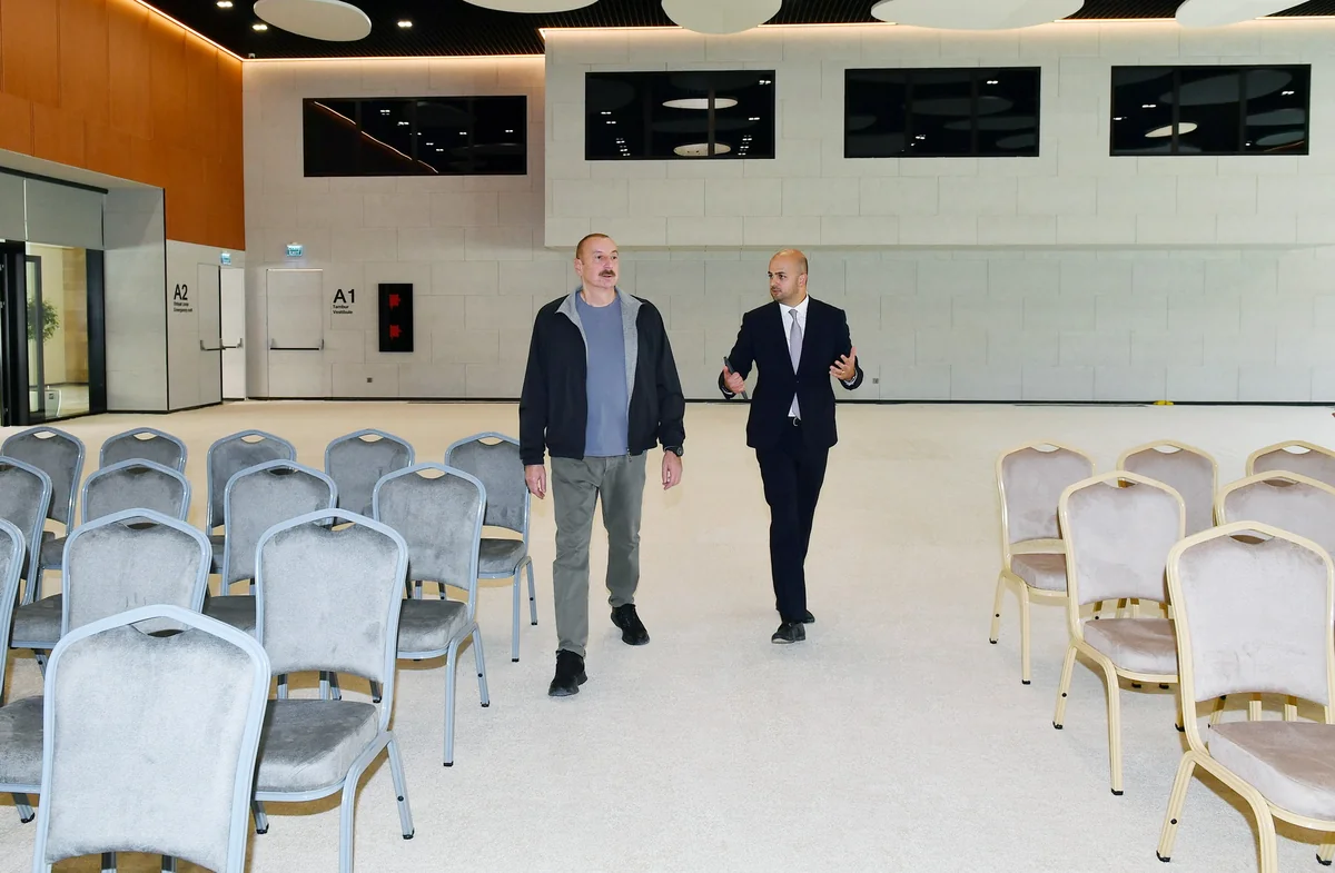 Prezident Zəngilan Konqres Mərkəzi Kompleksinin açılışını edib - YENİLƏNİB