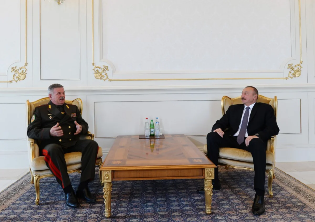 Azərbaycan Prezidenti Belarus Dövlət Sərhəd Komitəsinin sədrini qəbul edib - YENİLƏNİB