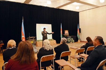 Vətən Müharibəsi Qəhrəmanı Elçin Mansurovun anım mərasimi keçirilib