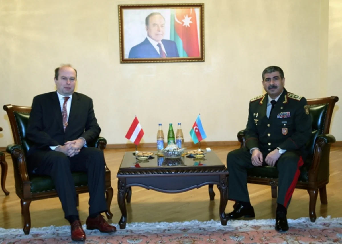 ​Azərbaycanla Avstriya arasında hərbi sahədə əməkdaşlığın inkişaf perspektivləri müzakirə olunub