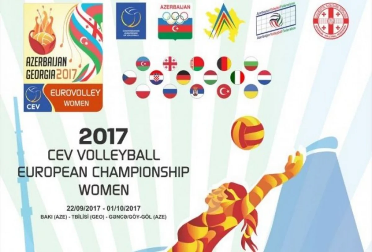 Bakıda qadın voleybolçular arasında Avropa çempionatının açılış mərasimi keçirilib
