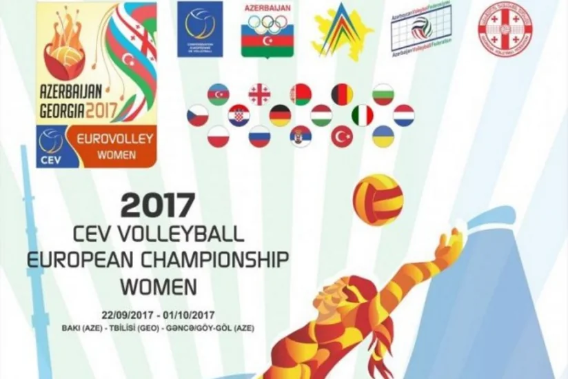 Bakıda qadın voleybolçular arasında Avropa çempionatının açılış mərasimi keçirilib