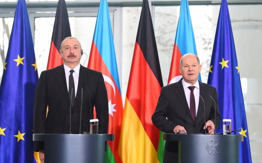 Olaf Şolts: Almaniya Dağlıq Qarabağı respublika kimi tanımamaqla öz mövqeyini bildirmiş oldu