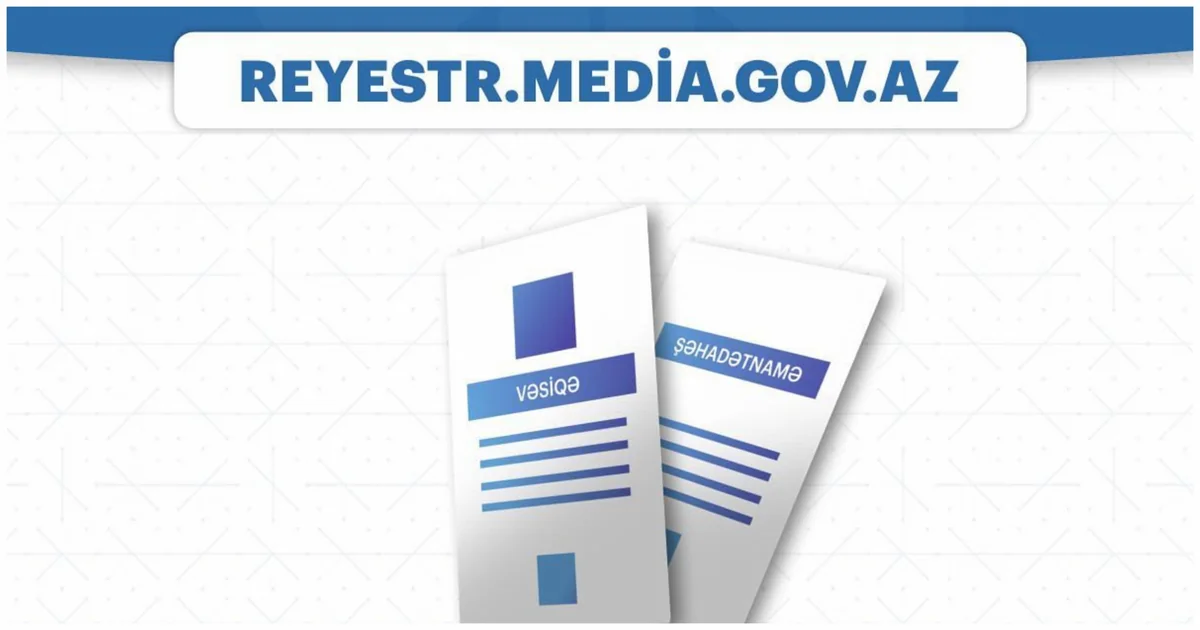 Media Reyestri fəaliyyətə başlayıb