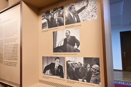 Rusiya Dövlət Dumasında Heydər Əliyevin 100 illiyinə həsr olunmuş sərgi təşkil olunub, MM sədri tədbirdə iştirak edib