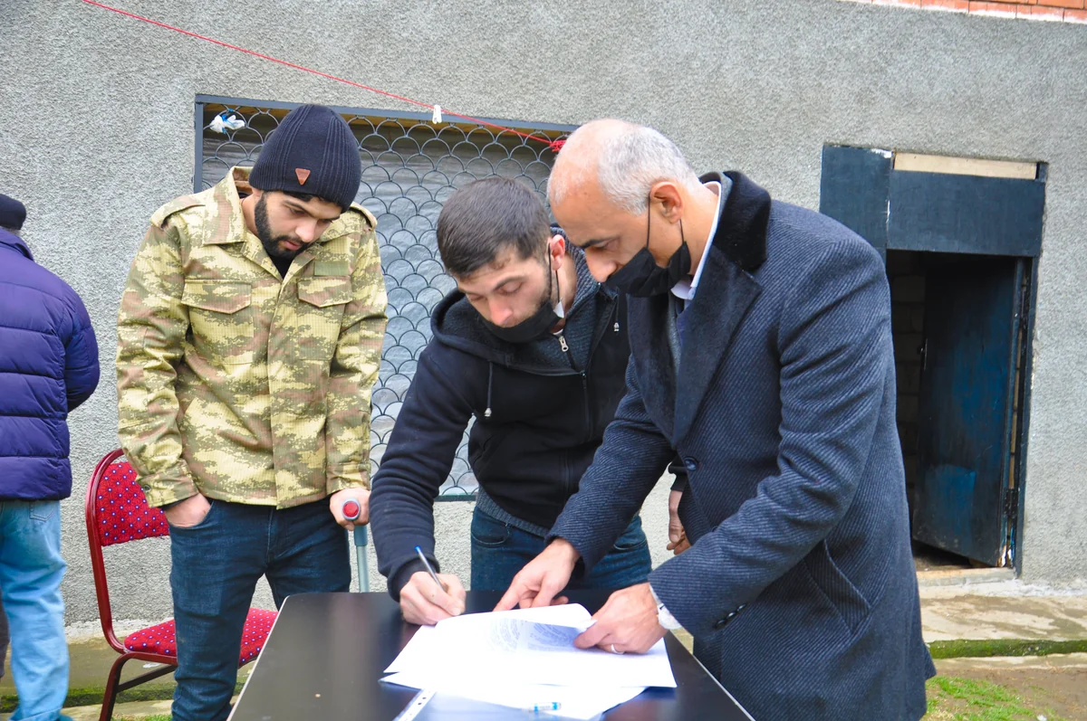 Lənkəranda şəhid və qazi ailələrinə təsərrüfatlar yaradıldı  