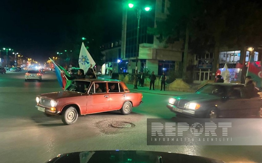 Biləsuvar və Cəlilabadda İlham Əliyevə dəstək avtoyürüşü keçirilir