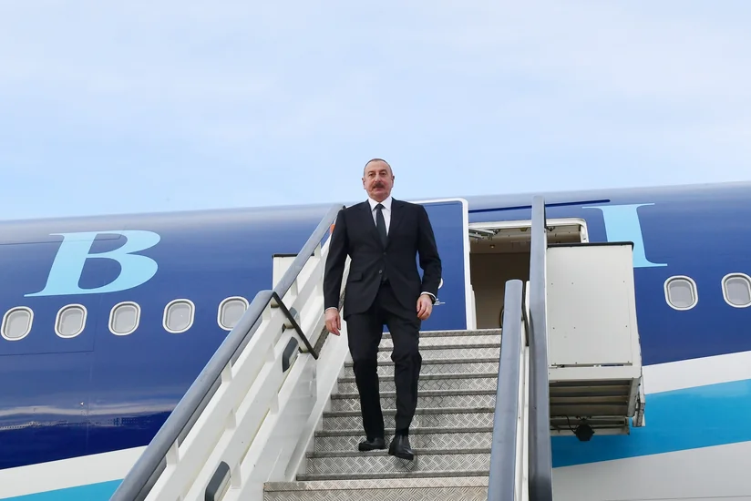 Президент Азербайджана прибыл с официальным визитом в Сербию