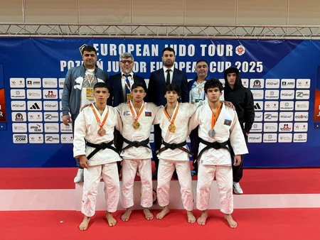Azərbaycan cüdoçuları Avropa Kubokunun ilk günündə 2 qızıl və 2 bürünc medal qazanıblar