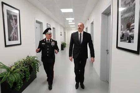 Prezident İlham Əliyev DTX-nin yeni inzibati binalarının açılışında iştirak edib