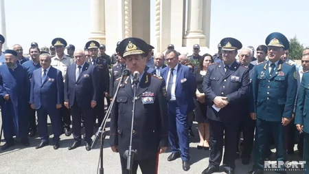 Gəncədə şəhid olan polis zabitləri dəfn edilib - VİDEO - YENİLƏNİB-2