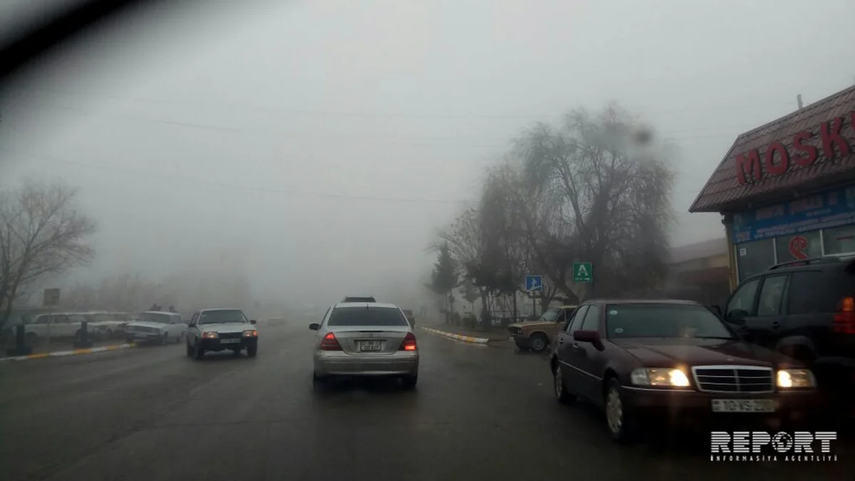 Cəlilabadda dumanlı hava yol qəzasına səbəb olub