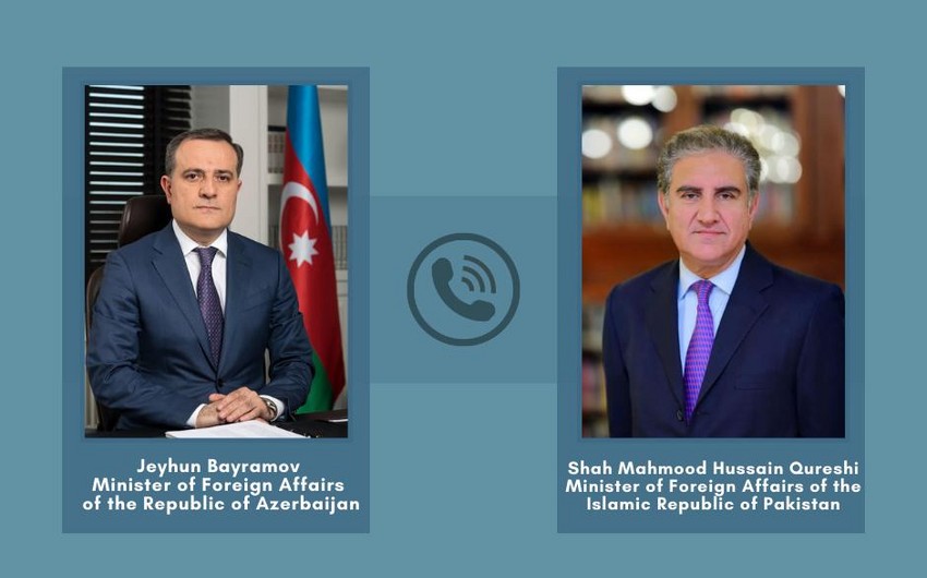 Azərbaycan və Pakistan XİN başçıları arasında telefon danışığı olub