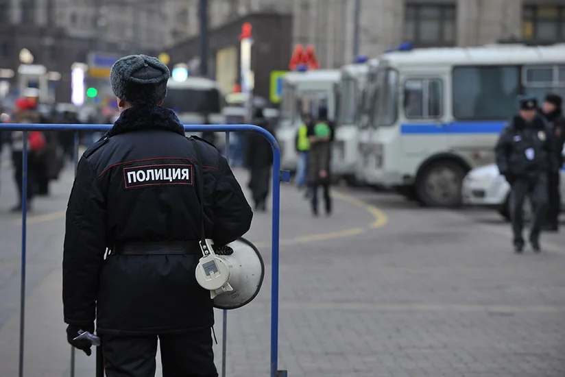 В центре Москвы задержаны около 80 человека