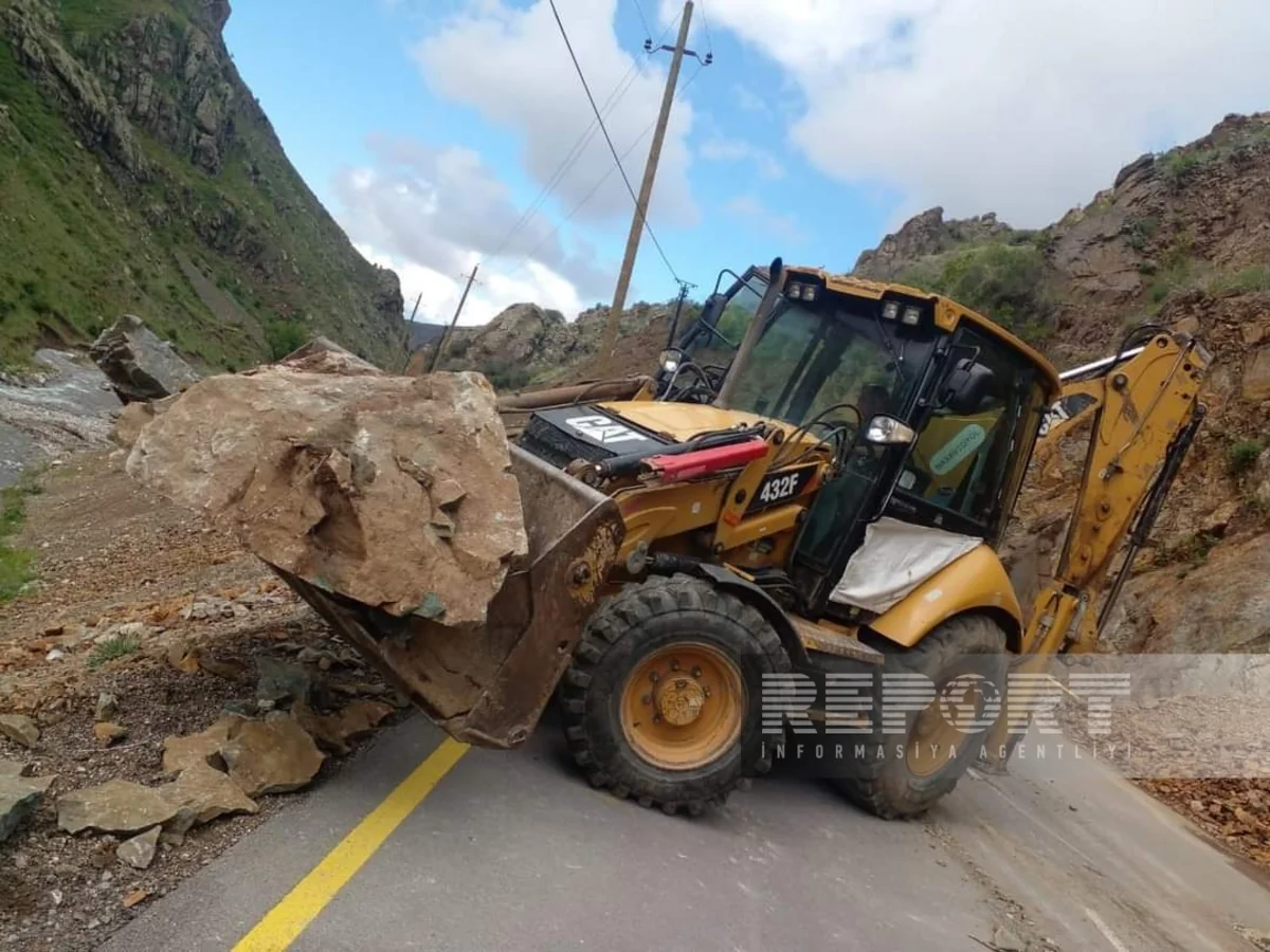 Ordubadda qaya uçqunu baş verib