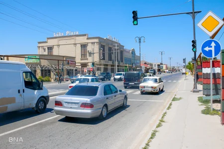 Bakının Binə qəsəbəsində yol-piyada təhlükəsizliyinin səviyyəsi artırılıb