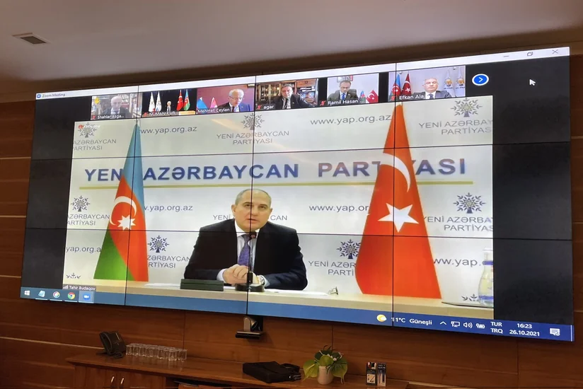 AKP ilə YAP Qarabağ Zəfərinin birinci ildönümü münasibətilə videokonfrans keçirib