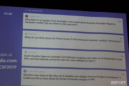 Tbilisidə regional forumda Dağlıq Qarabağ münaqişəsi ilə bağlı sessiya narazılıq yaradıb