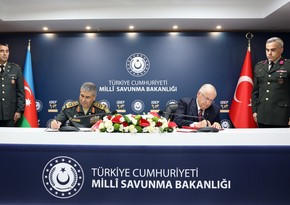 Azərbaycan və Türkiyə arasında  “Qarşılıqlı hərbi təhlükəsizliyin gücləndirilməsinə dair Anlaşma Memorandumu imzalanıb