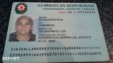 Bərdənin 122 yaşlı sakini seçki məntəqəsinə gələrək səsvermədə iştirak edib - FOTO