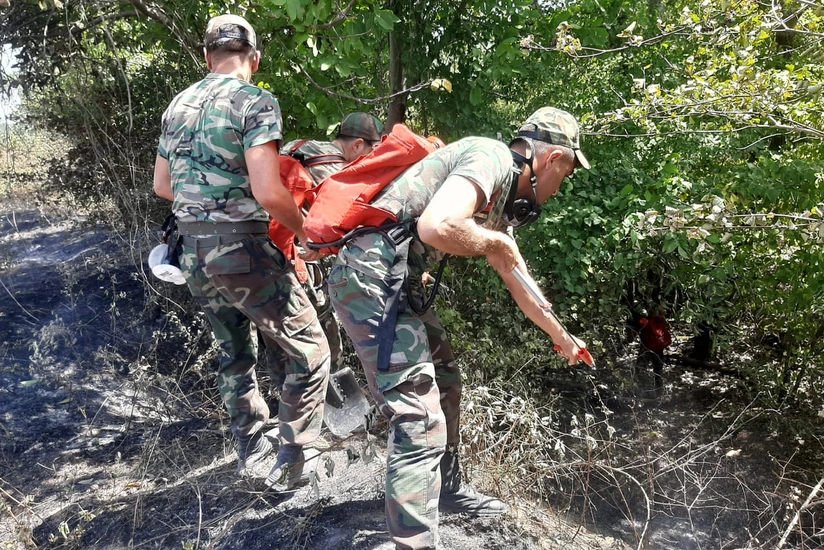 FHN: Xaçmazda su ehtiyatını təşkil etmək məqsədilə əraziyə yanğın qatarı gətirilib