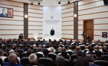 President Ilham Aliyev chairs republican conference in Lankaran