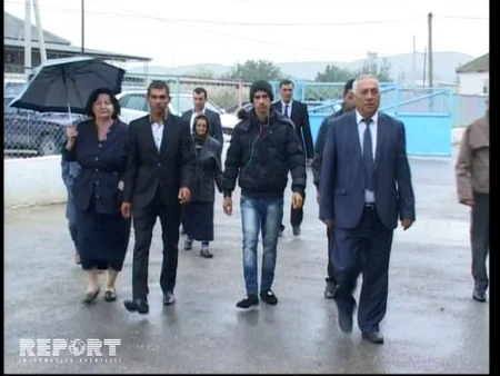Hacıqabul sakinləri səsvermədə fəal iştirak ediblər - FOTO
