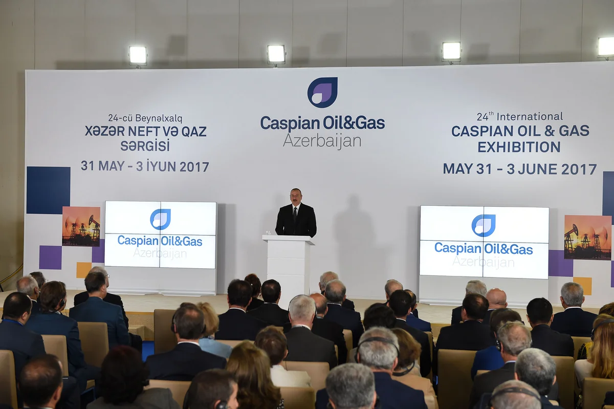 Prezident XXIV Beynəlxalq “Xəzər Neft və Qaz” sərgi və konfransının iştirakçılarını təbrik edib