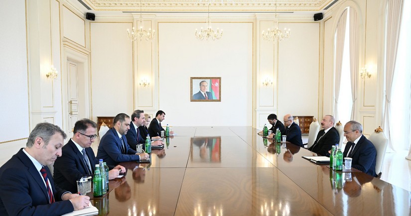 Prezident İlham Əliyev Türkiyənin energetika və təbii sərvətlər nazirini qəbul edib 
