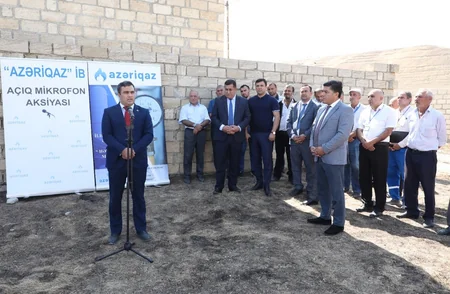 “Azəriqaz”ın növbəti “Açıq mikrofon” aksiyası Siyəzəndə təşkil olunub