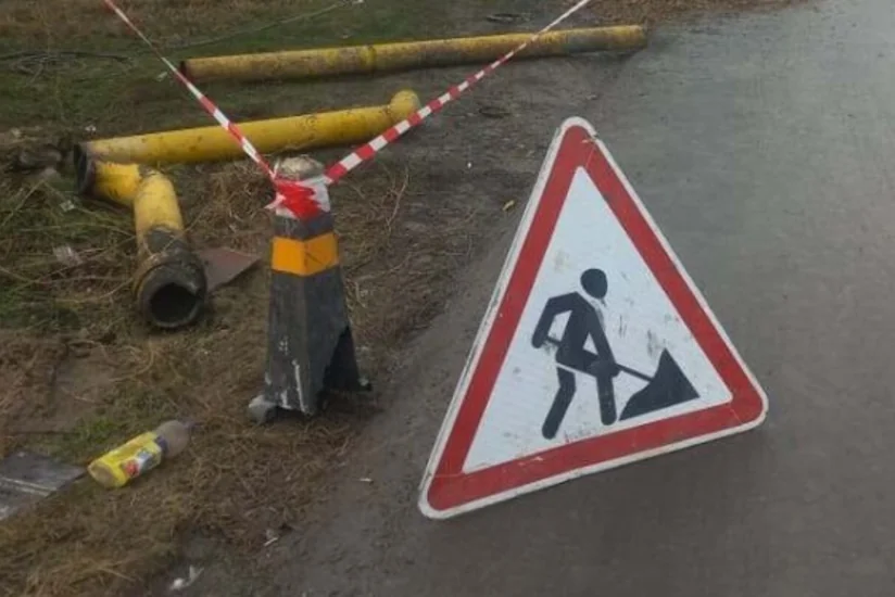 Qubada avtomobil qəzası sakinləri qazsız qoyub