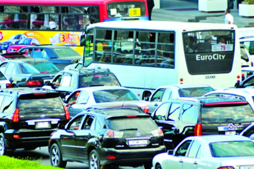 ​Bakı yollarında tıxac var