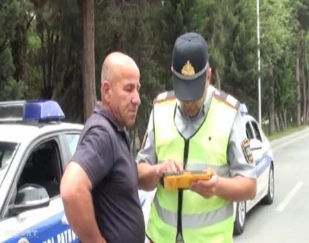DYP Mingəçevirdə reyd keçirib, 30 sürücü cərimələnib - FOTO