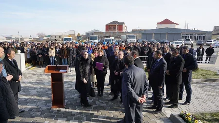 В Нафталане сдана в эксплуатацию система водоснабжения, построенная при содействии посольства Японии