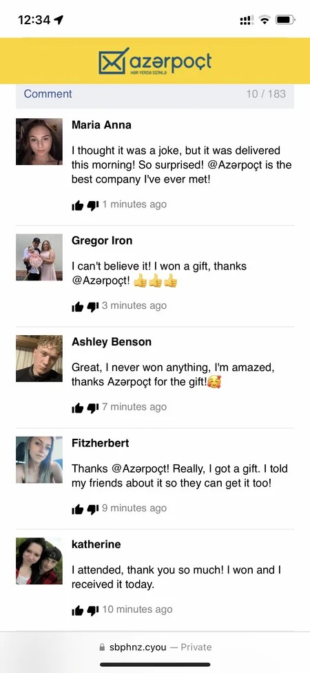 Мошенники создали поддельные сайты от имени Азерпочт