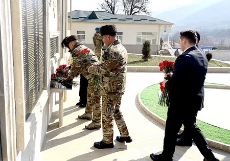 Ombudsman's Office representatives visit one of military units