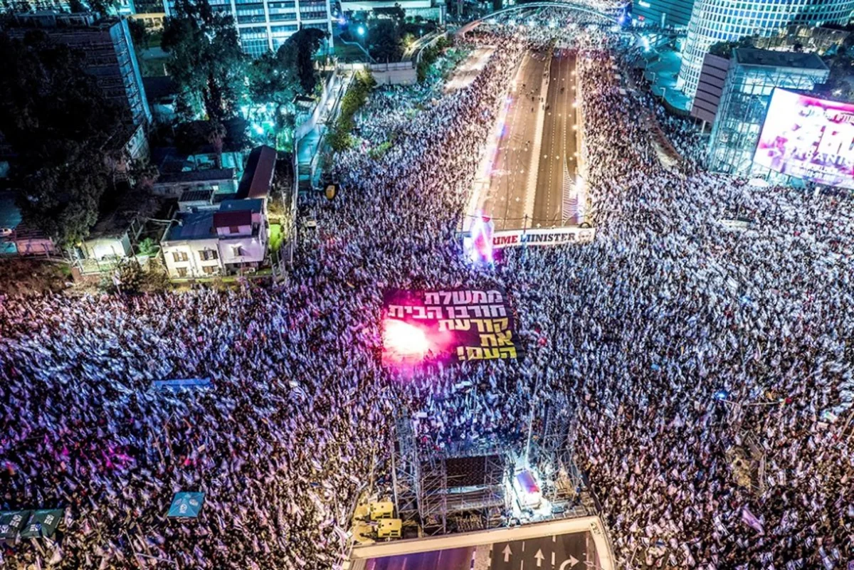 Number of protesters in Israel reaches 700,000