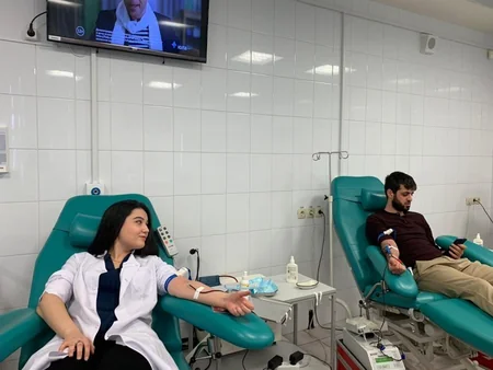 Leyla Əliyevanın təşəbbüsü ilə Moskvada “Qanın milliyyəti yoxdur” adlı xeyriyyə aksiyası keçirilib