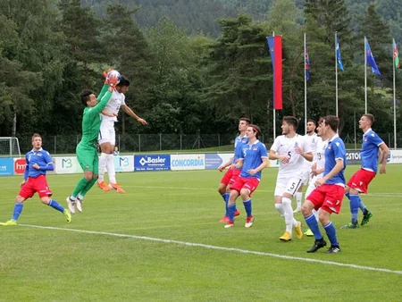 Azerbaijan's U-21 football team loses to Liechtenstein - VIDEO