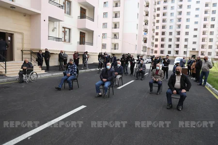 Çernobıl əlillərinə 30 mənzil təqdim olundu - VİDEO