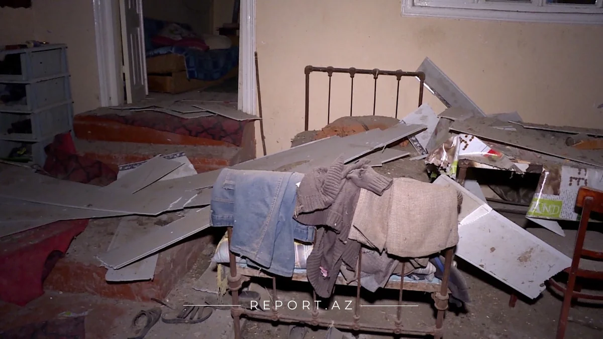 Düşmənin Goranboyu raket atəşinə tutması dağıntılara səbəb olub